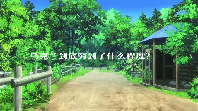 乌克兰到底穷到了什么程度？